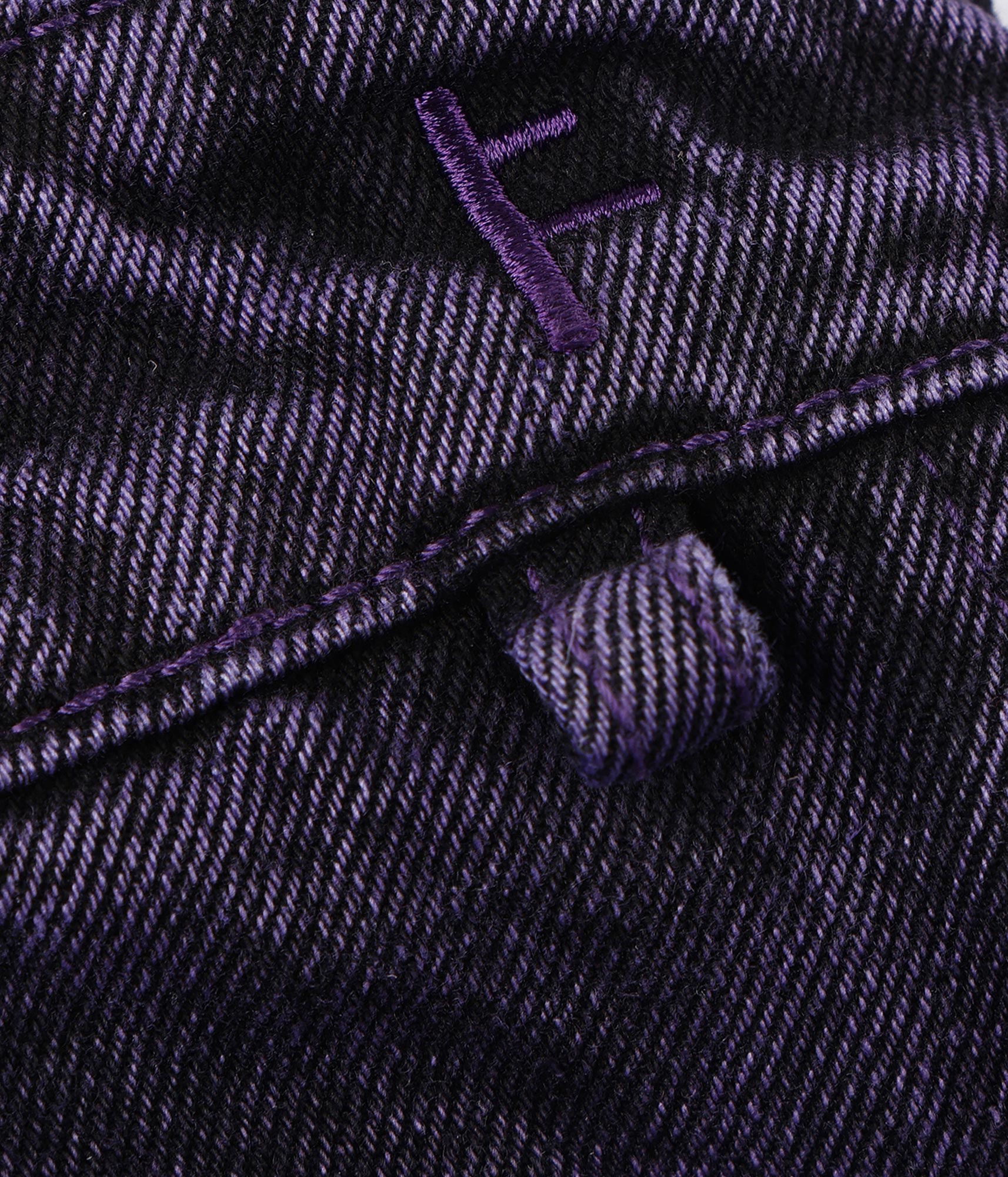 FORMER Distend Denim Pant in Washed Purple - FORMER x RAGE Collection