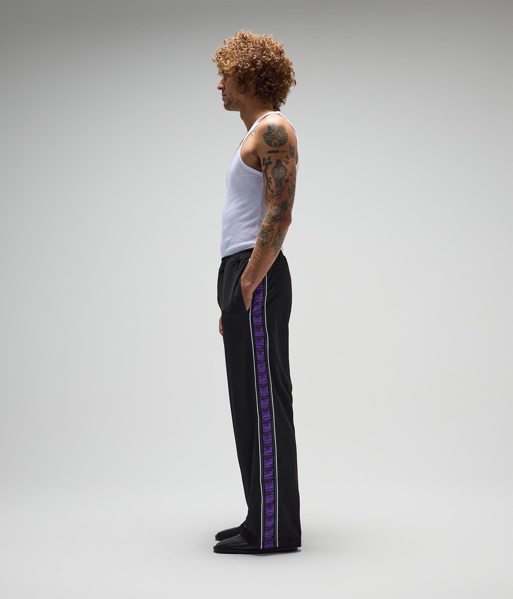 FORMER Gera Track Pant in Black - FORMER x RAGE Collection
