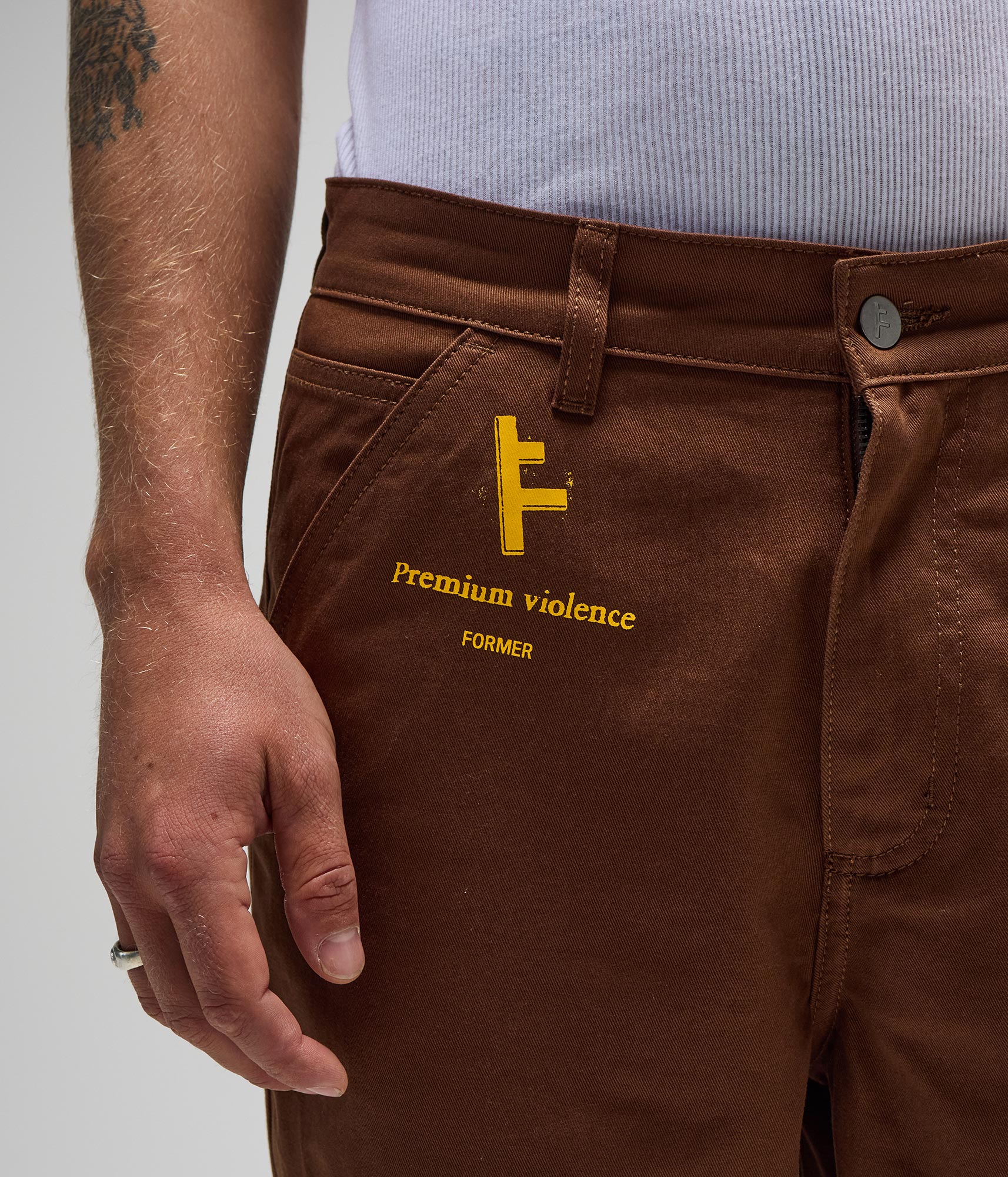 DXD REYNOLDS WORK PANT // BROWN – FORMER MERCHANDISE