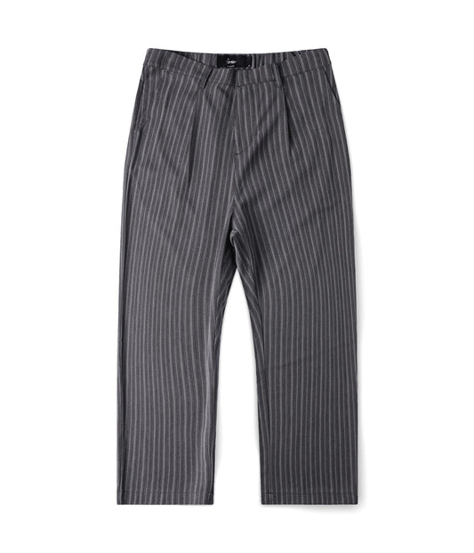 ANDERSON PINSTRIPE PANT // GREY