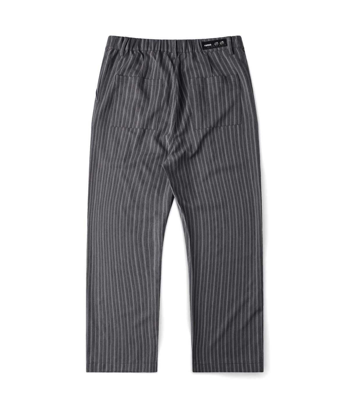 ANDERSON PINSTRIPE PANT // GREY