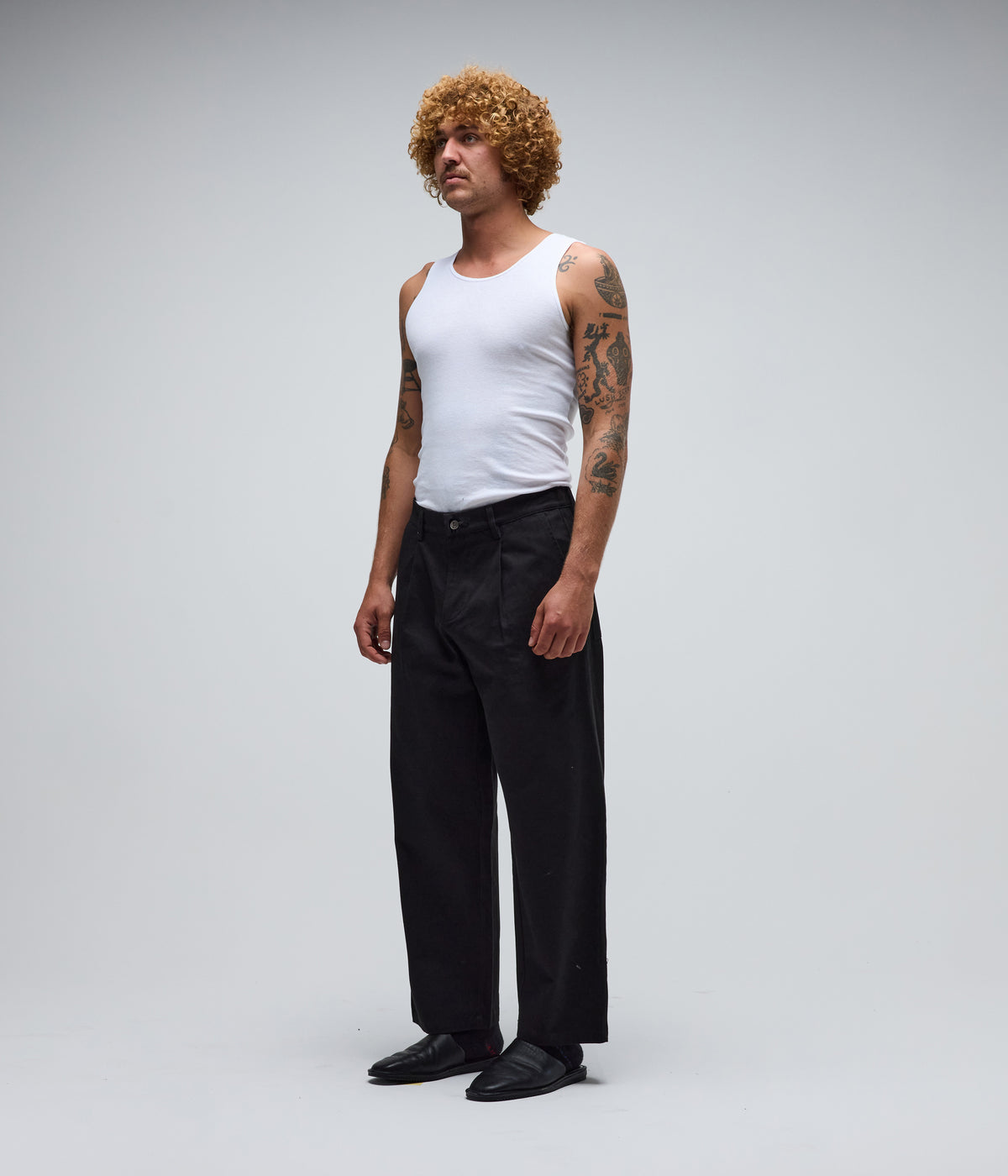 ANDERSON TWILL PANT // BLACK