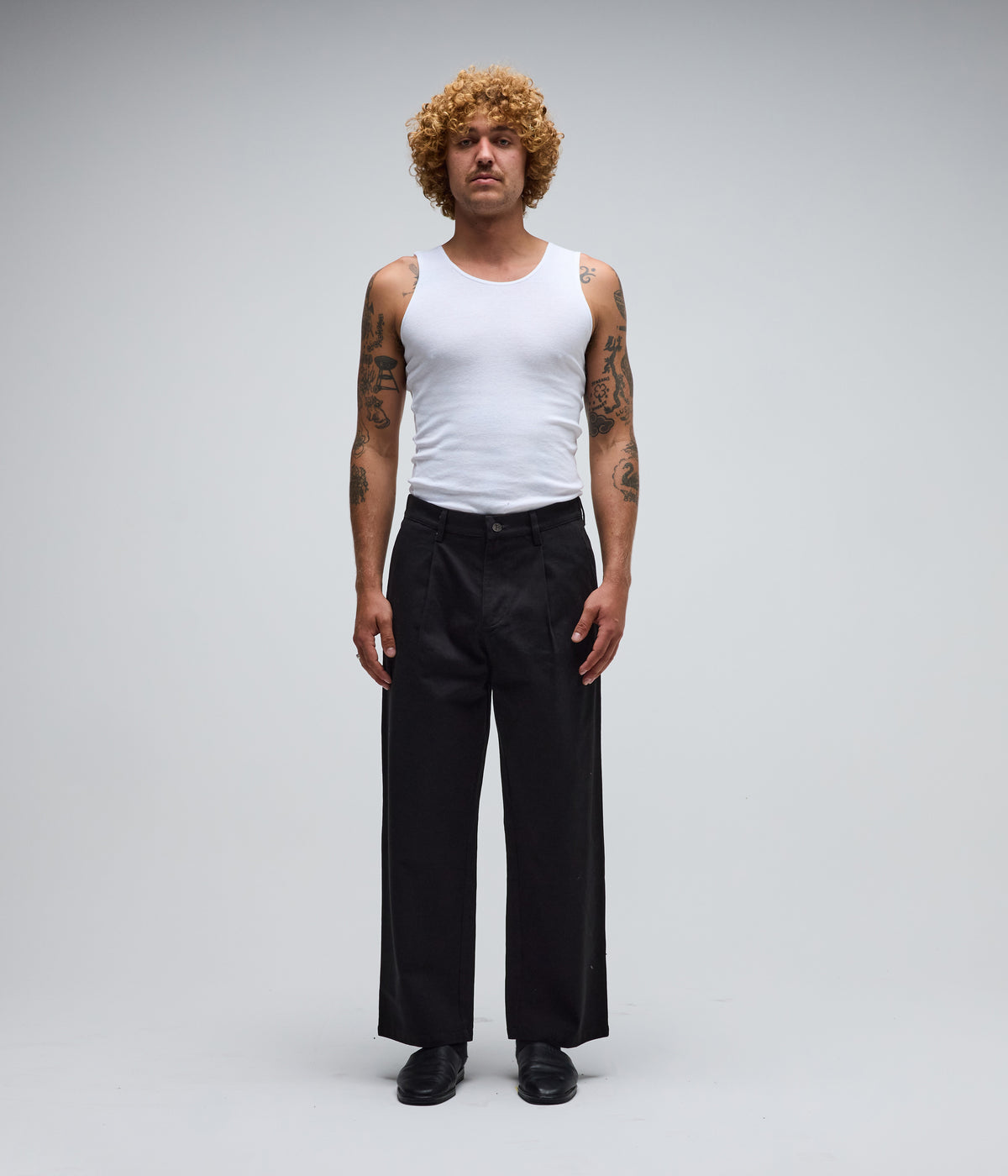 ANDERSON TWILL PANT // BLACK