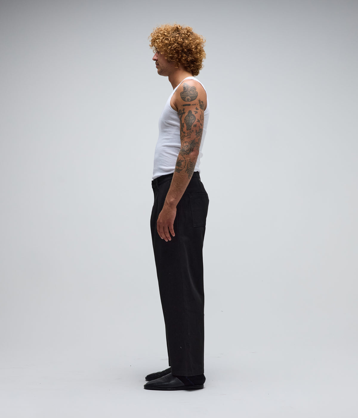 ANDERSON TWILL PANT // BLACK