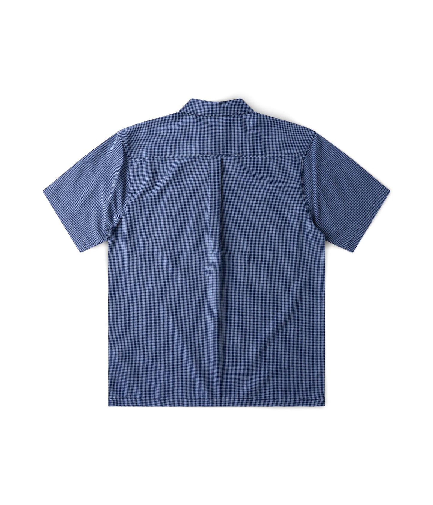 FORMER Vivian Check SS Shirt in BLUE