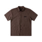 FORMER Vivian Check SS Shirt in BROWN