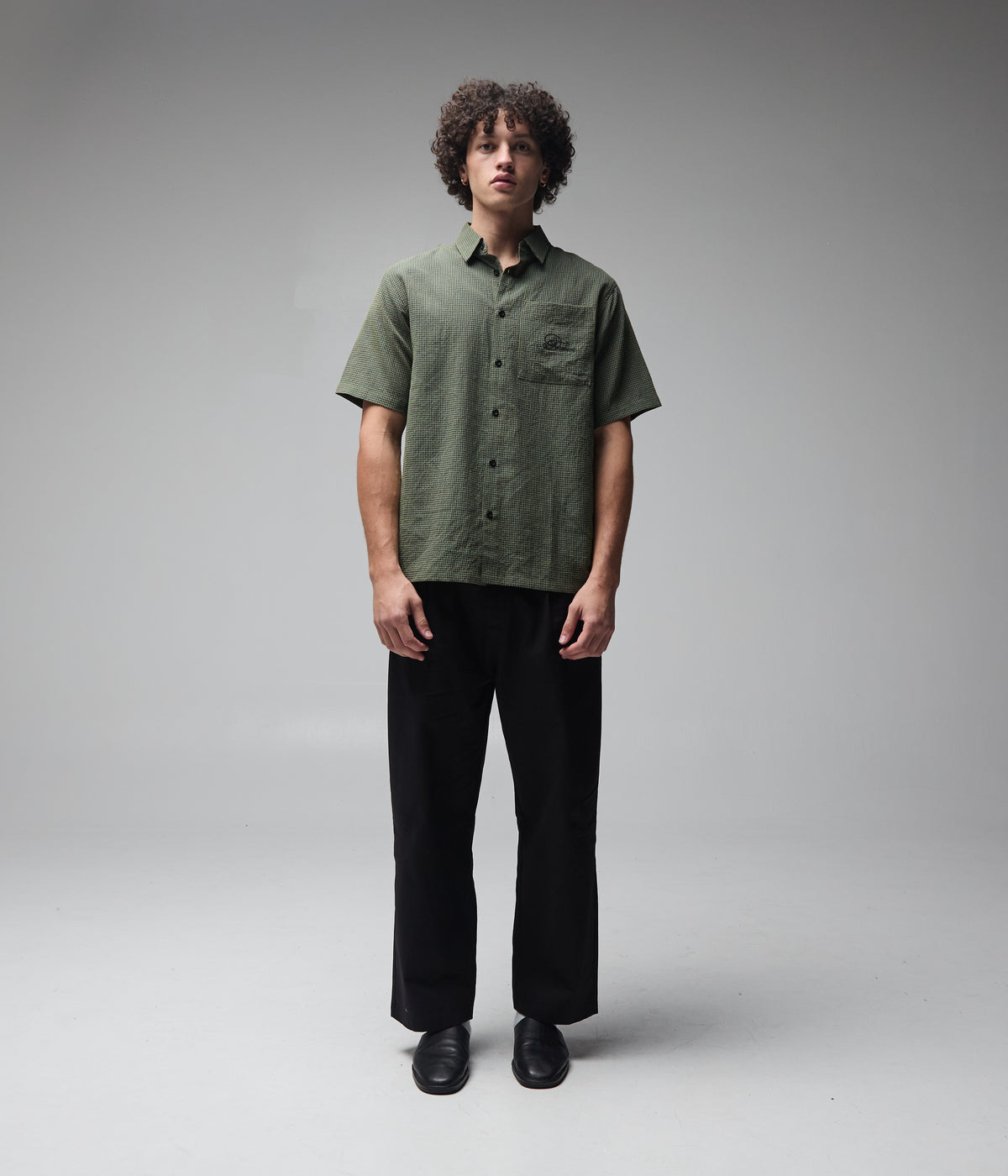 VIVIAN CHECK SS SHIRT // SURPLUS