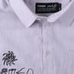 FORMER DXD Reynolds Stripe LS Shirt in GREY - Destroyed By Dane Collection