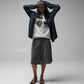 VIVIAN ILLUSION LS SHIRT // BLACK