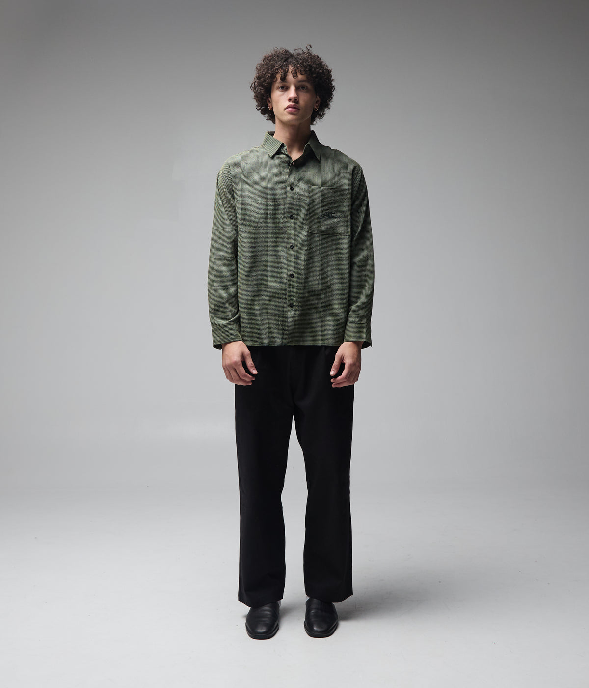 VIVIAN CHECK LS SHIRT // SURPLUS
