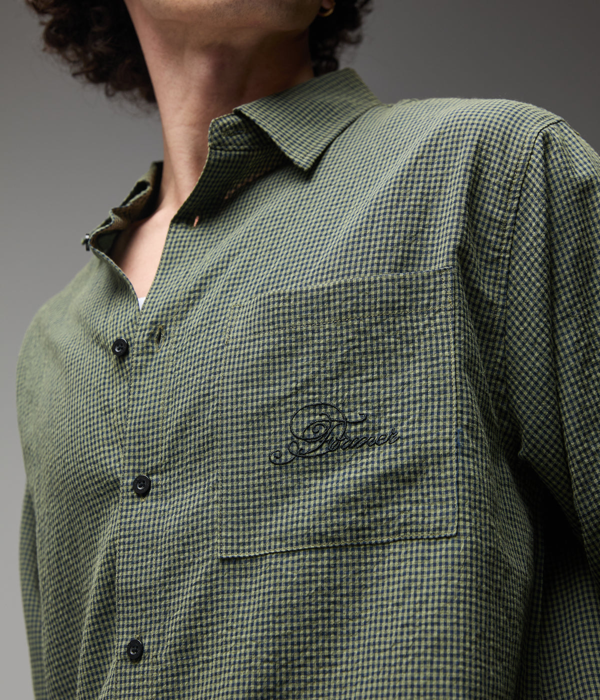 VIVIAN CHECK LS SHIRT // SURPLUS