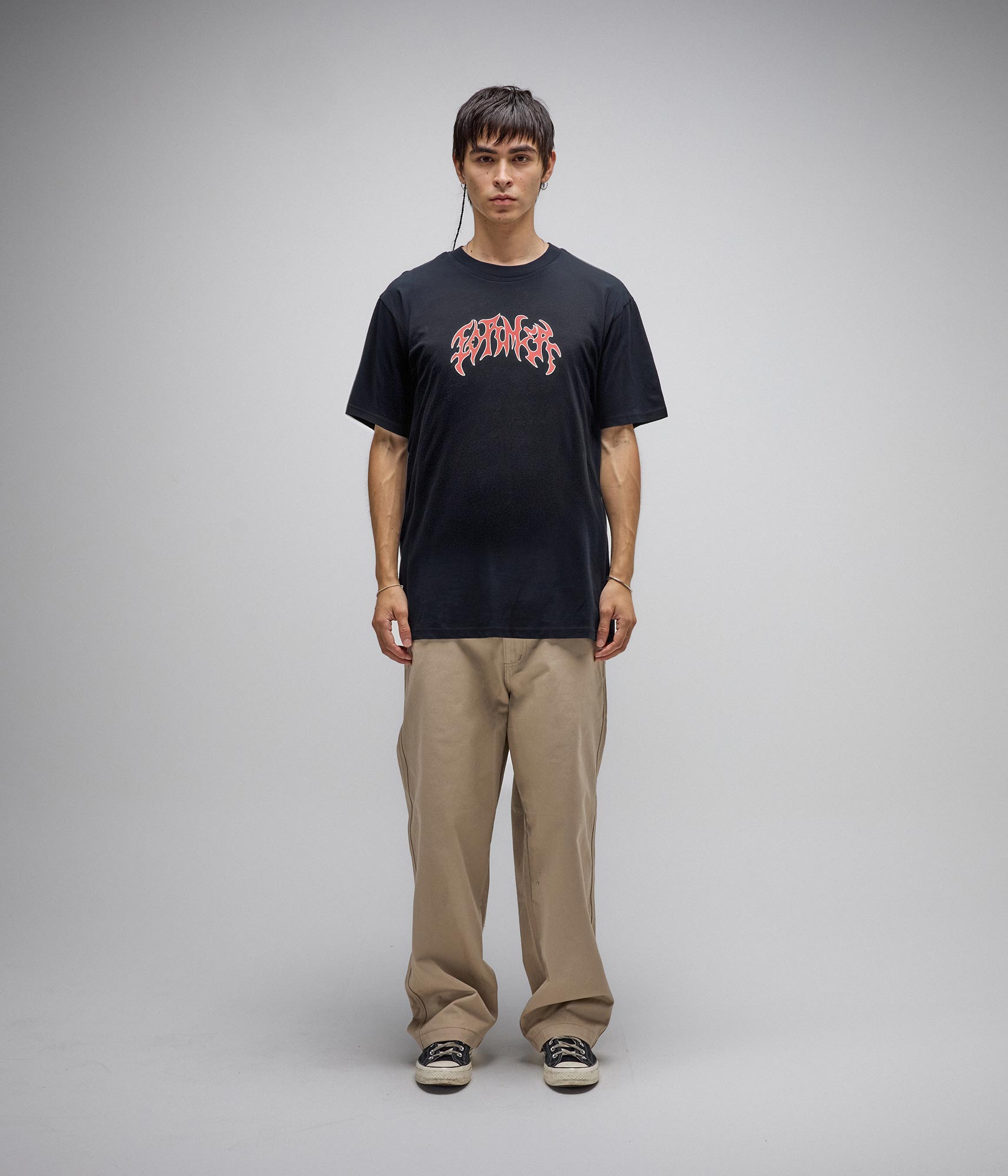 FORMER Puncture T-shirt in BLACK