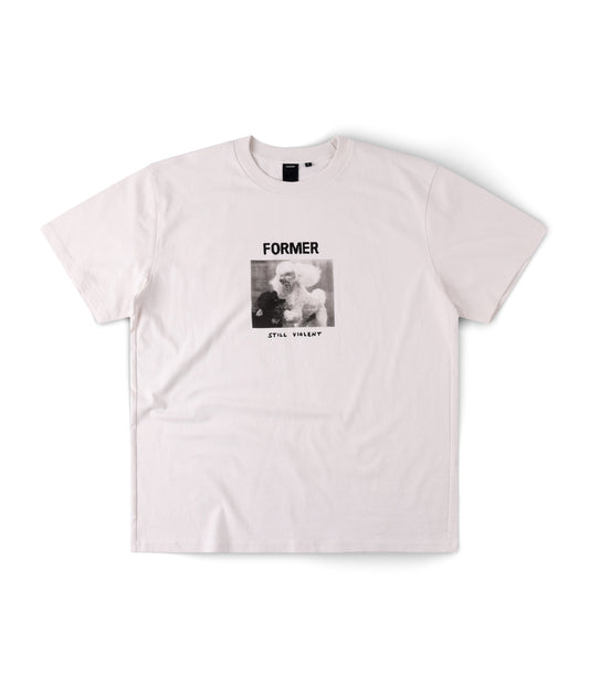 WAR POODLE T-SHIRT // BONE