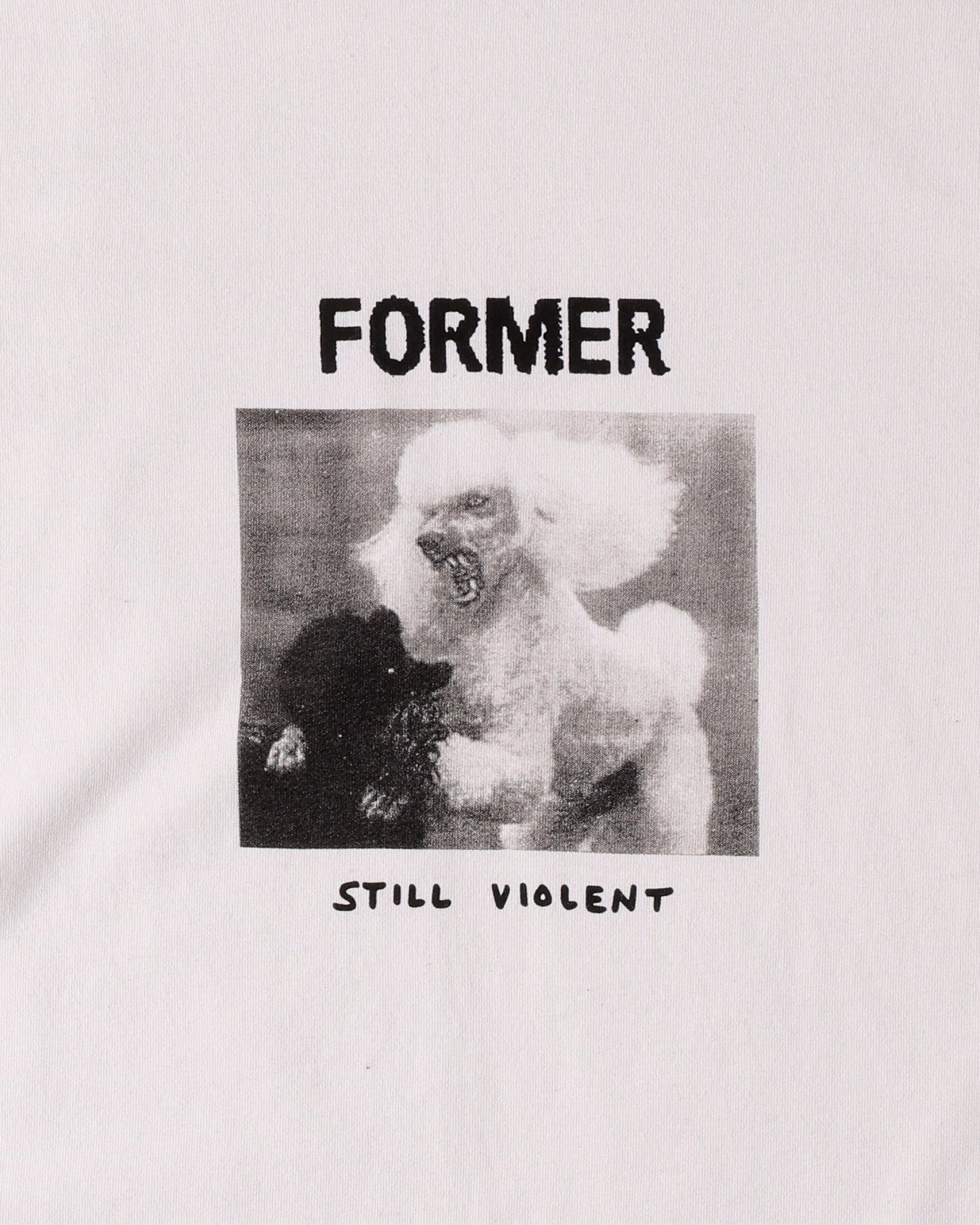 WAR POODLE T-SHIRT // BONE