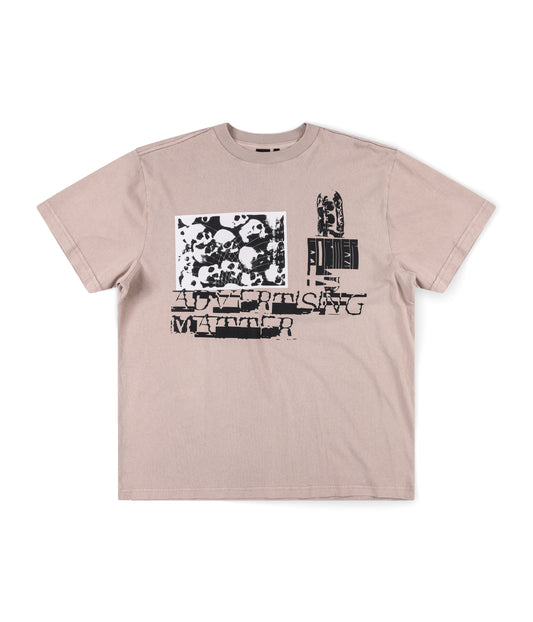 A MATTER T-SHIRT // WASHED SAND