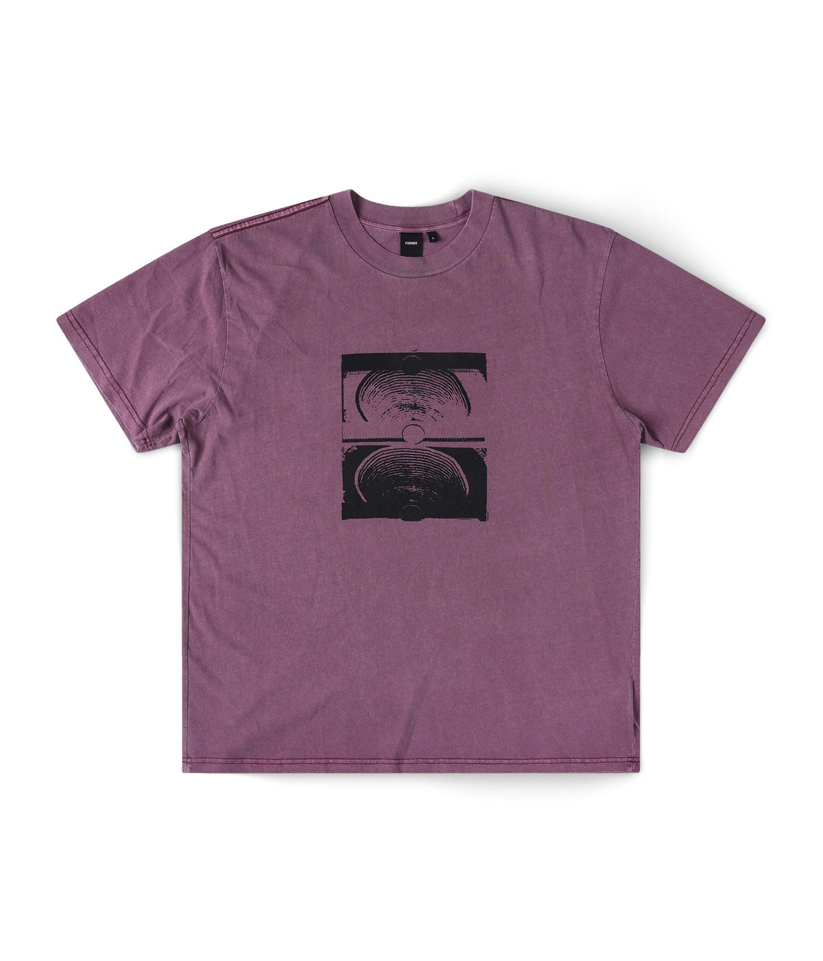 FORMER Crux T-Shirt in Washed Crimson - Origin Collection
