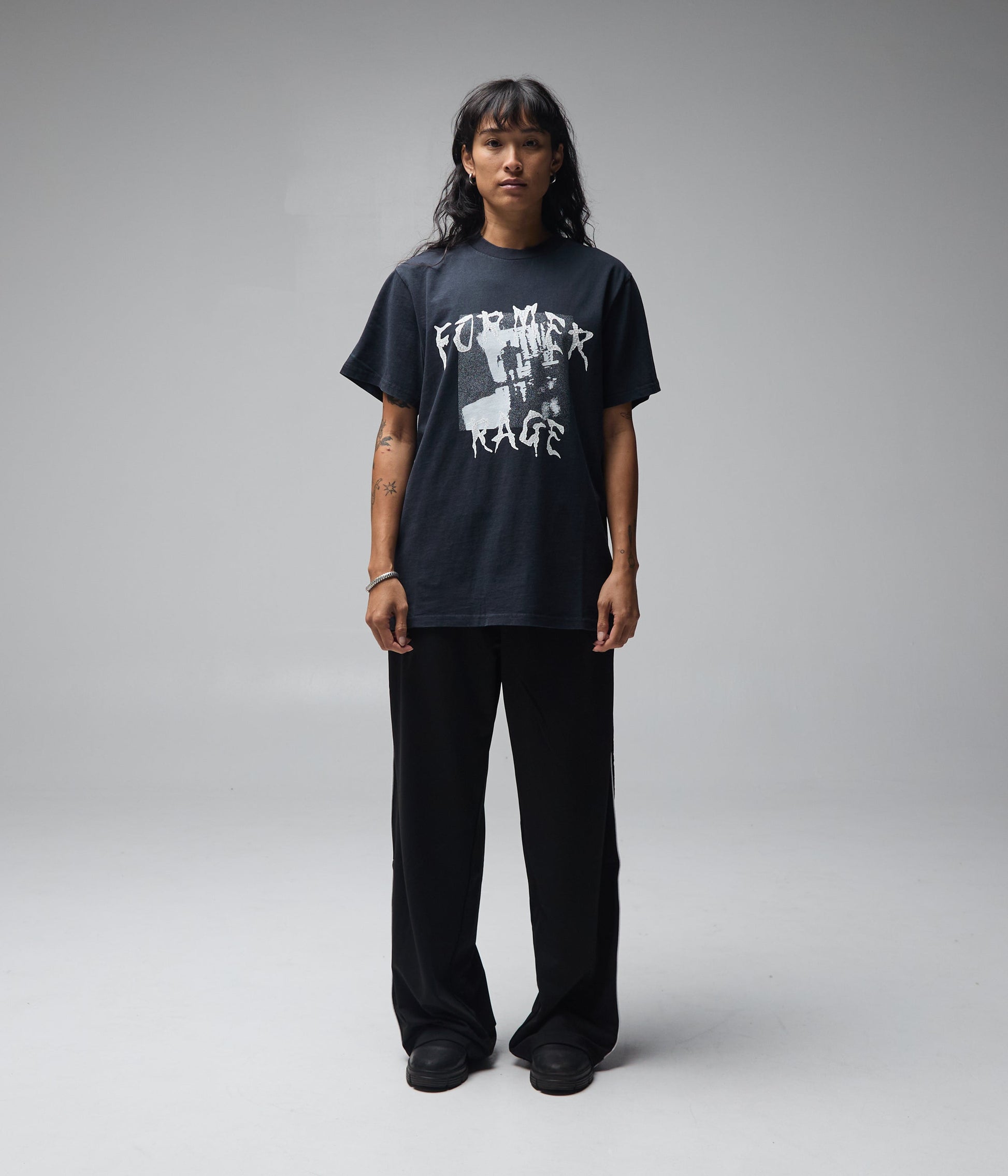FORMER Shadow T-shirt in Merch Black - FORMER x RAGE Collection