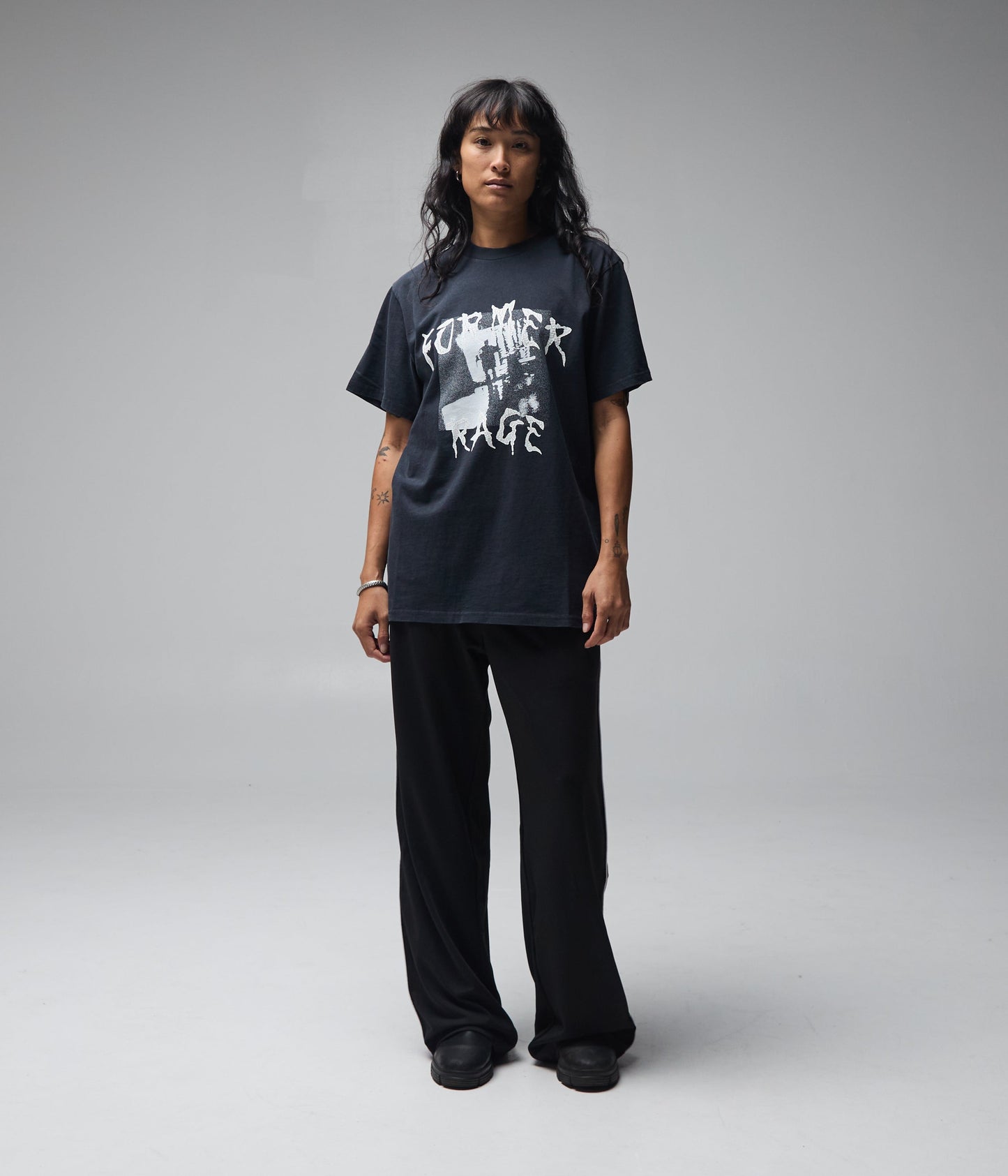 FORMER Shadow T-shirt in Merch Black - FORMER x RAGE Collection
