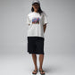 FORMER Rodeo Shrunken T-shirt in Bone - FORMER x RAGE Collection