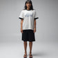 FORMER Tin Ringer Shrunken T-shirt in Bone - FORMER x RAGE Collection