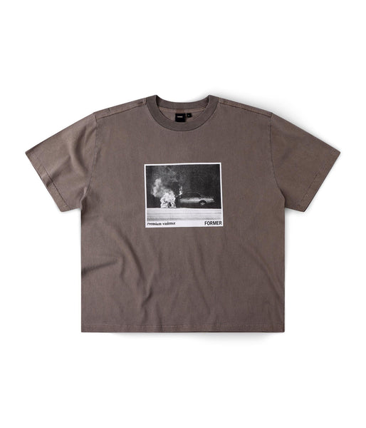 IGNITE BOXY T-SHIRT // WASHED BROWN – FORMER MERCHANDISE