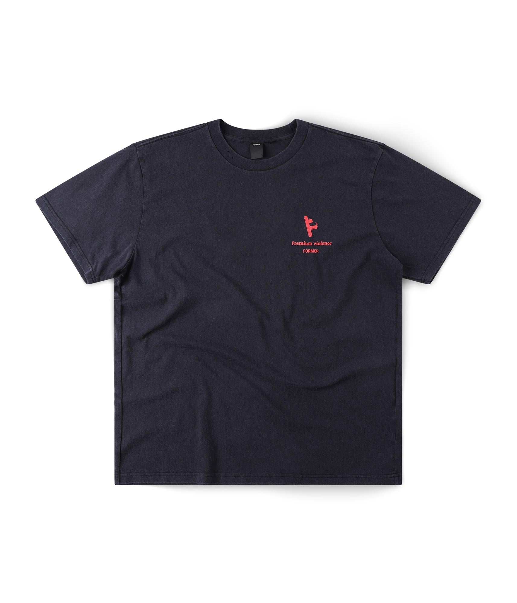 FORMER Kiddo T-shirt in MERCH BLACK - Destroyed By Dane Collection