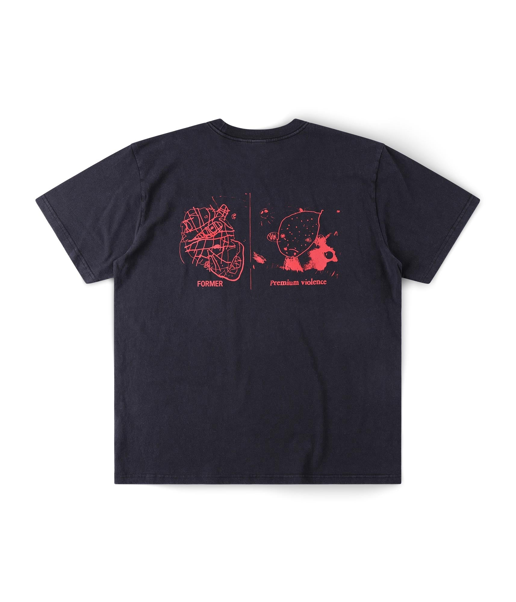 FORMER Kiddo T-shirt in MERCH BLACK - Destroyed By Dane Collection