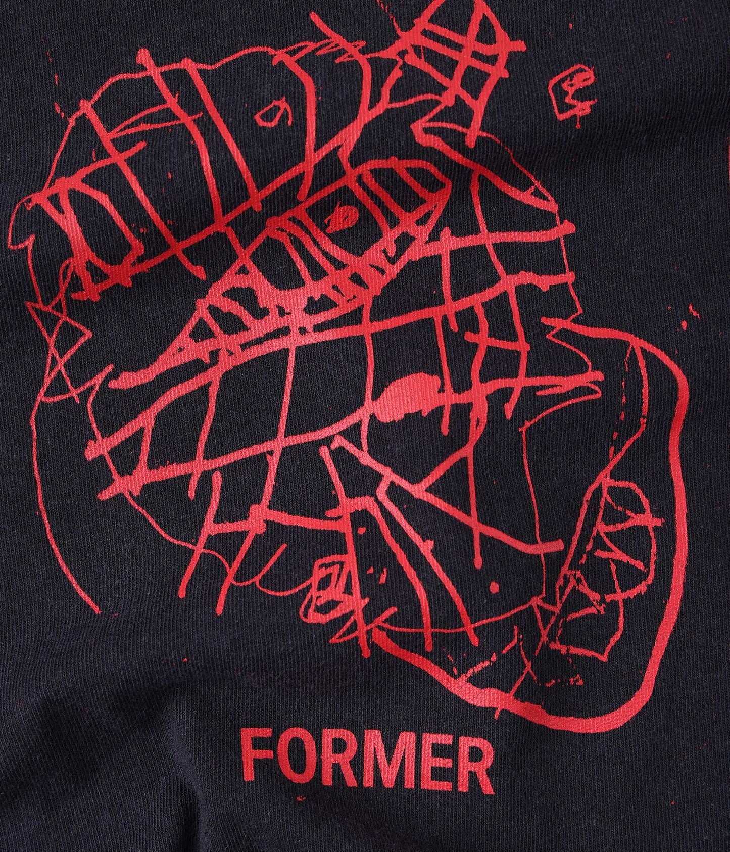 FORMER Kiddo T-shirt in MERCH BLACK - Destroyed By Dane Collection