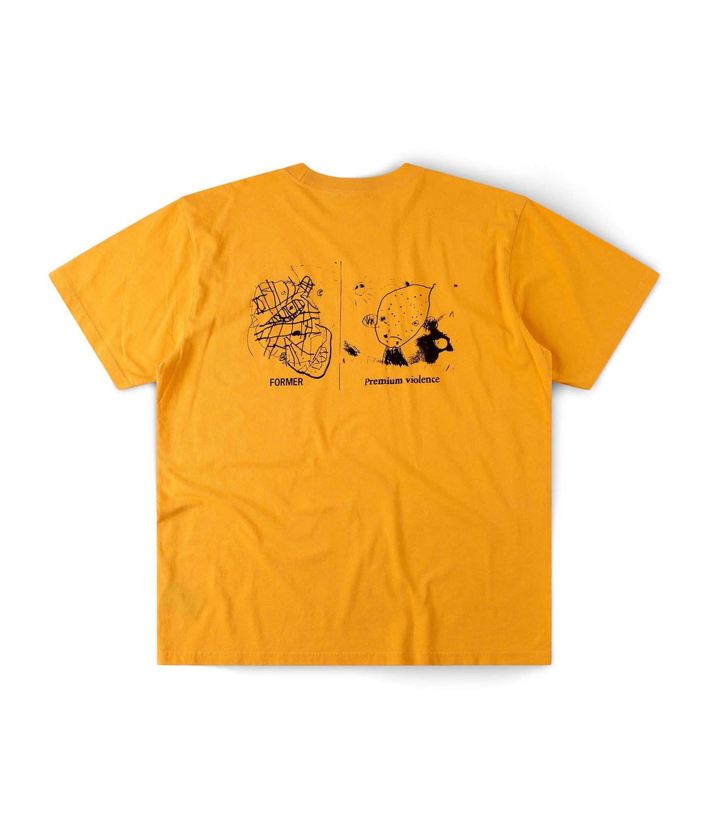 FORMER Kiddo T-shirt in MERCH GOLD - Destroyed By Dane Collection