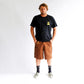 FORMER Slant F Crux T-shirt in BLACK - Destroyed By Dane Collection
