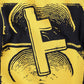 FORMER Slant F Crux T-shirt in BLACK - Destroyed By Dane Collection