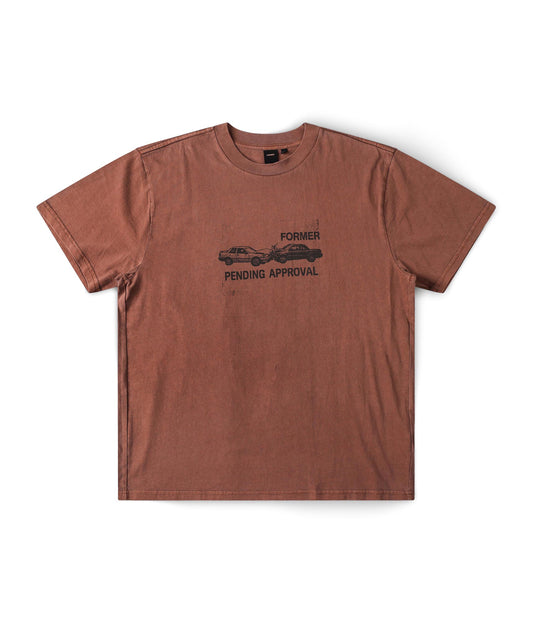 FORMER Fork in the Road T-Shirt in WASHED BARK - Pending Approval Collection