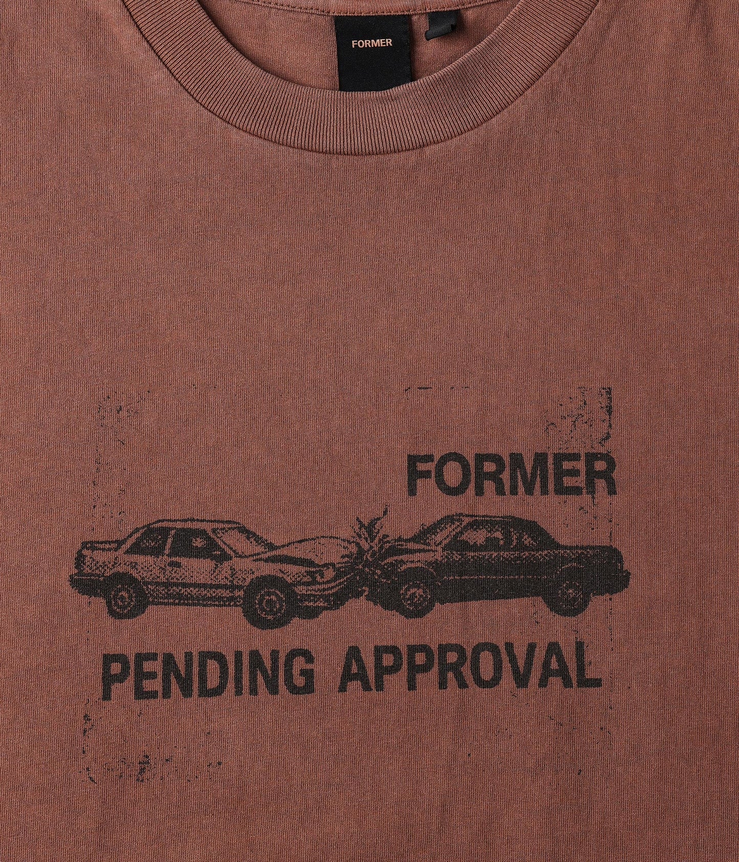 FORMER Fork in the Road T-Shirt in WASHED BARK