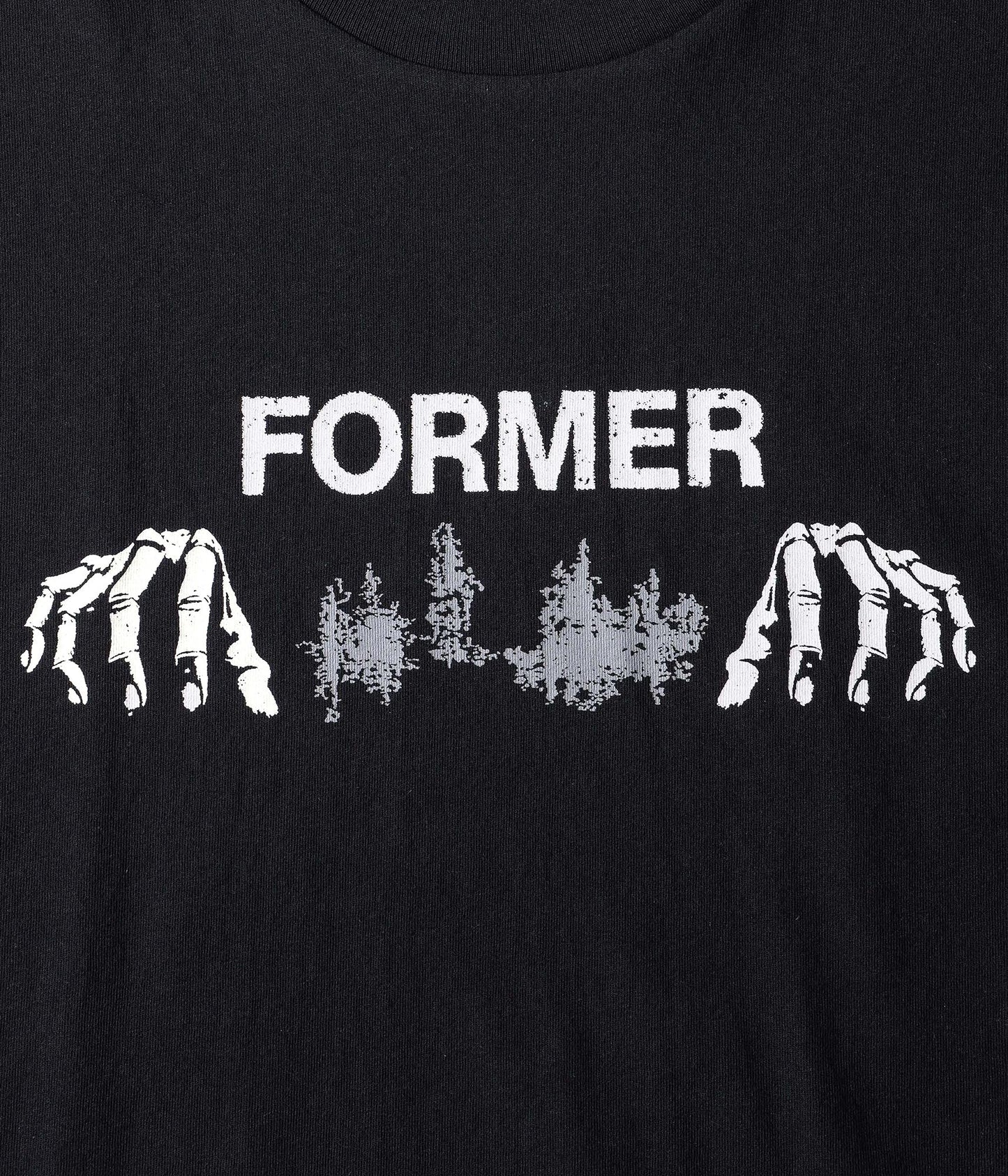 FORMER Engineered LS T-Shirt in BLACK