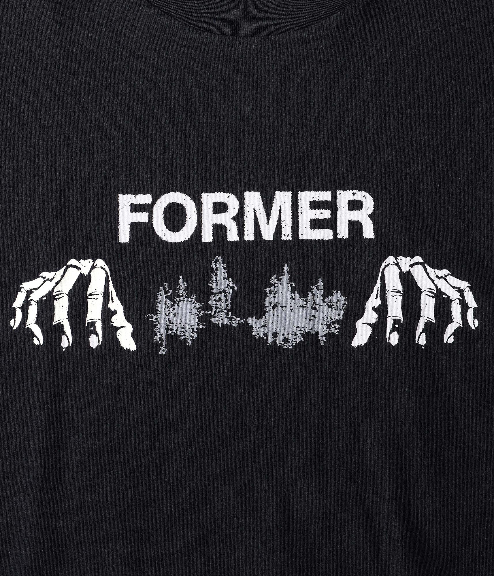 FORMER Engineered LS T-Shirt in BLACK