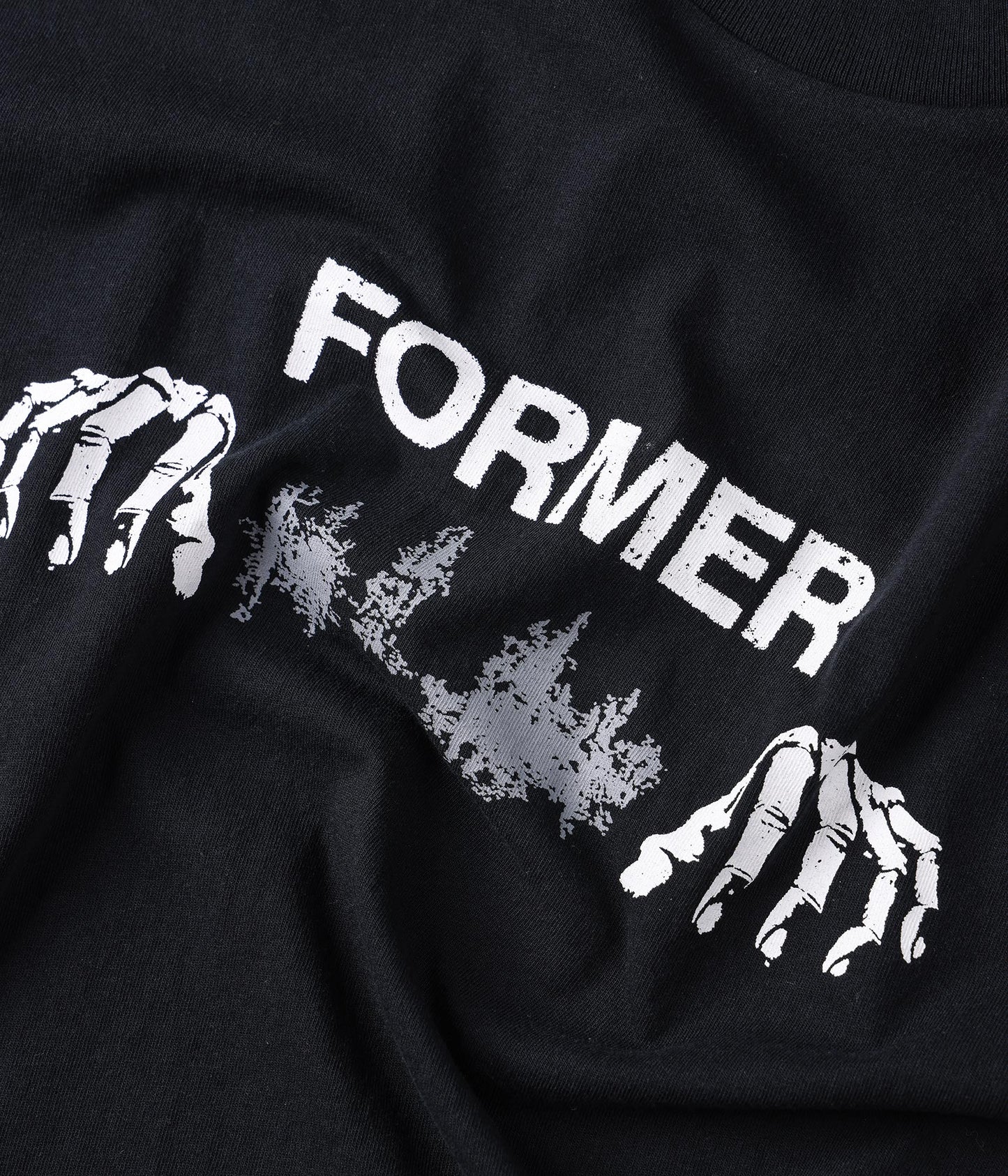 FORMER Engineered LS T-Shirt in BLACK