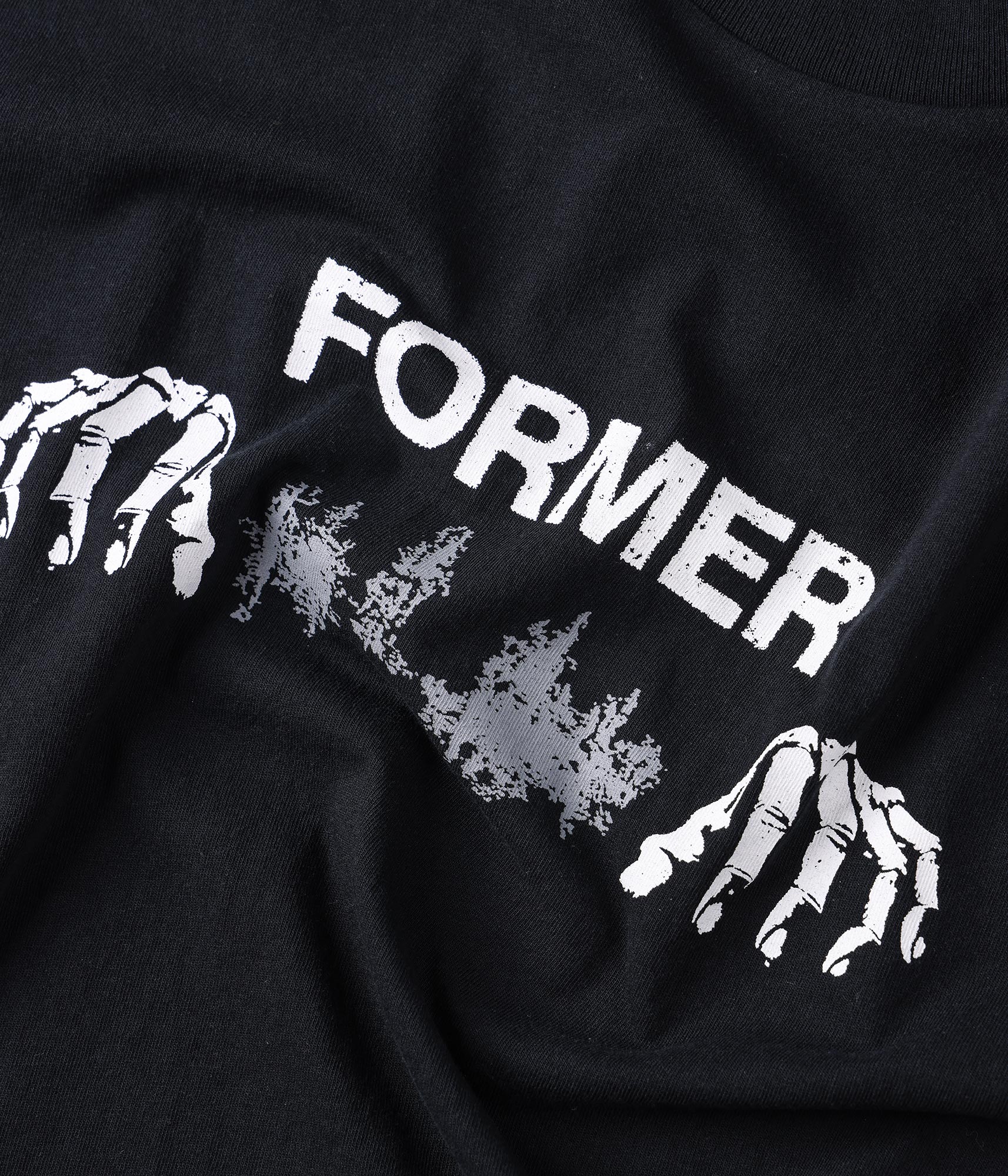 FORMER Engineered LS T-Shirt in BLACK