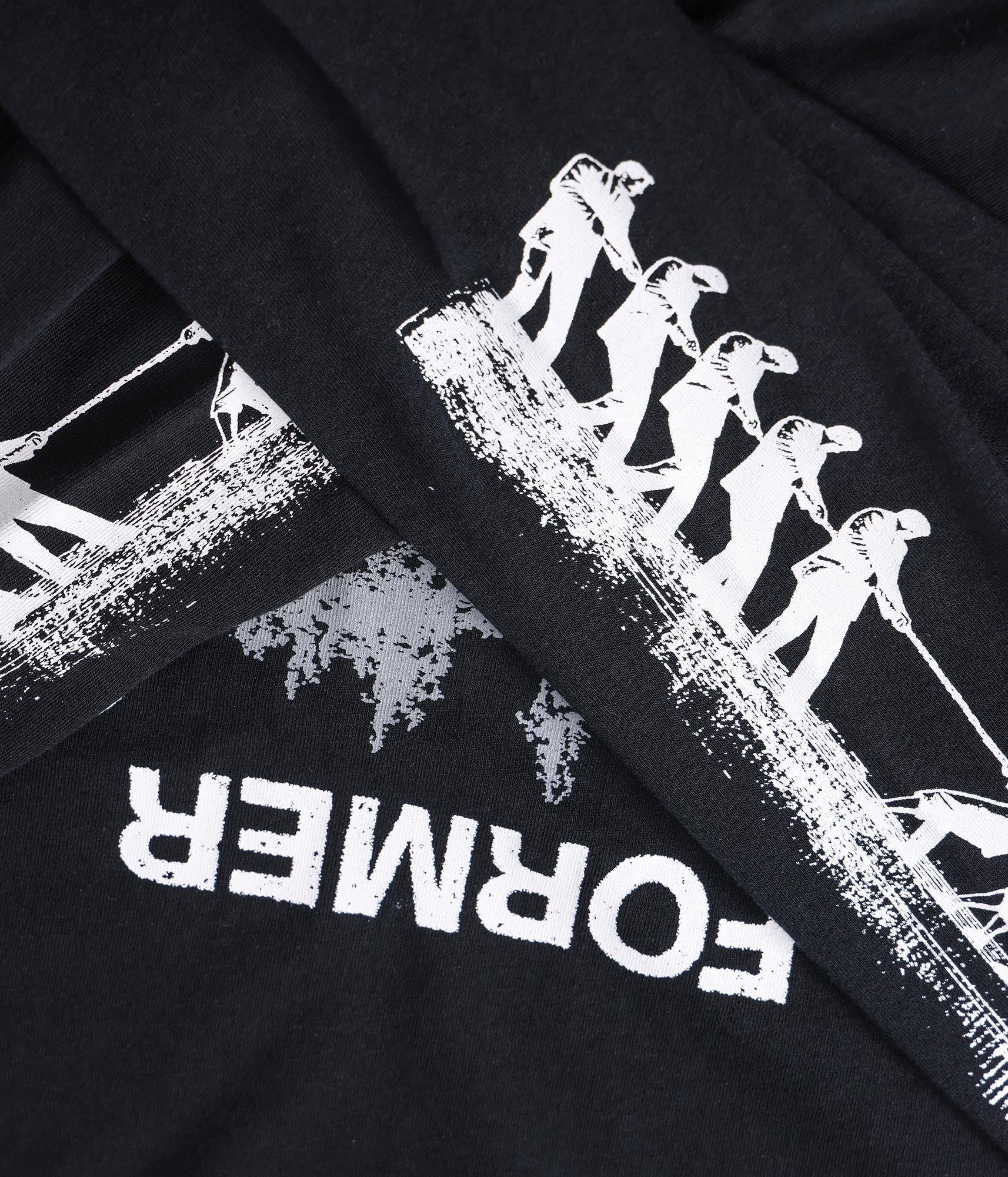 FORMER Engineered LS T-Shirt in BLACK