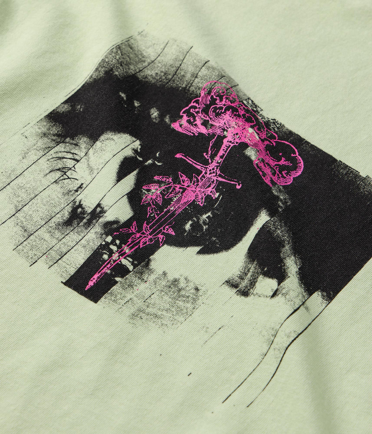 SHATTERED T-SHIRT // MERCH LIME