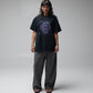 FLUTTER T-SHIRT // BLACK