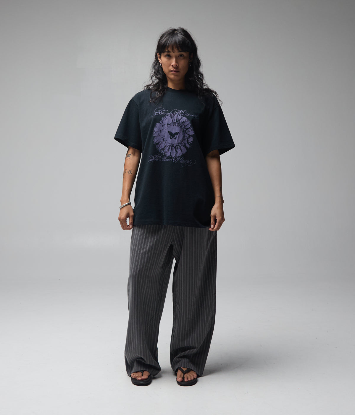 FLUTTER T-SHIRT // BLACK