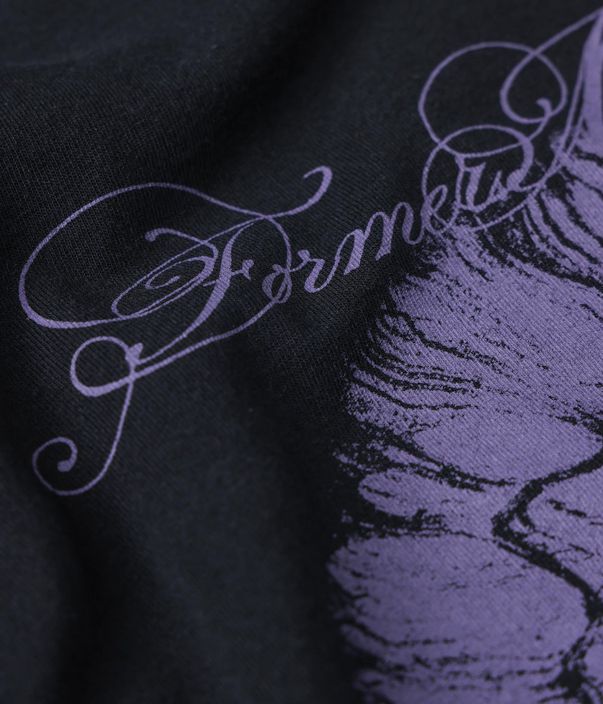 FLUTTER T-SHIRT // BLACK