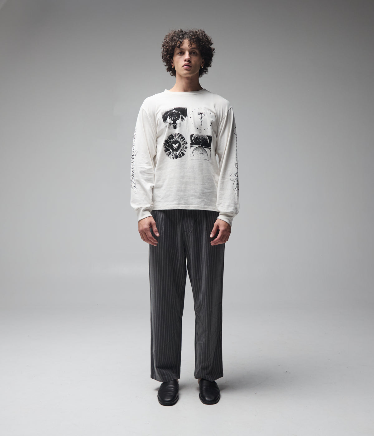 ILLUSION LS T-SHIRT // BONE