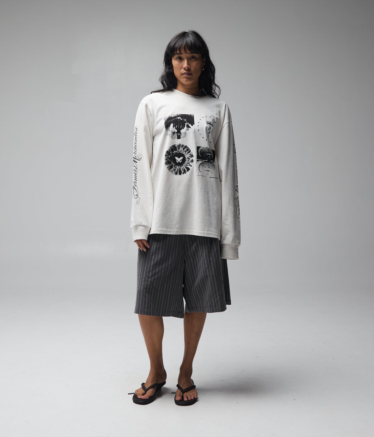 ILLUSION LS T-SHIRT // BONE