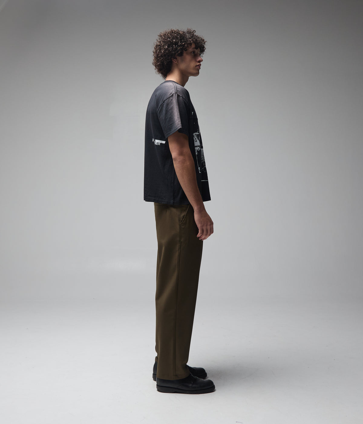 LEVITATE BOXY T-SHIRT // FADED BLACK