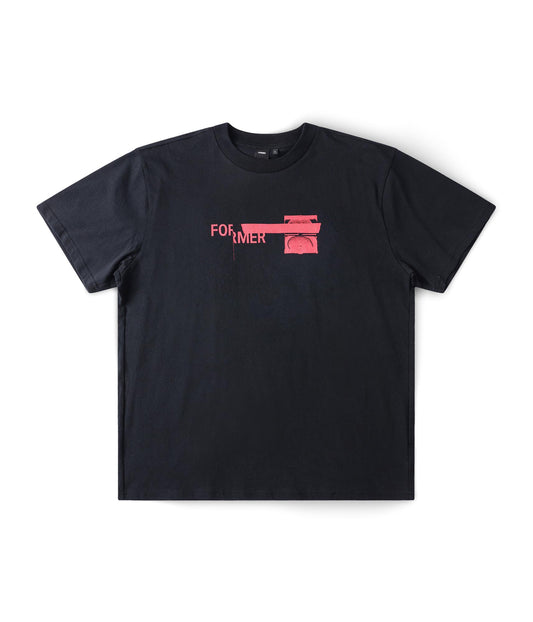 TAPE CRUX T-SHIRT // BLACK