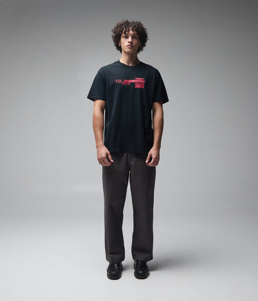 TAPE CRUX T-SHIRT // BLACK