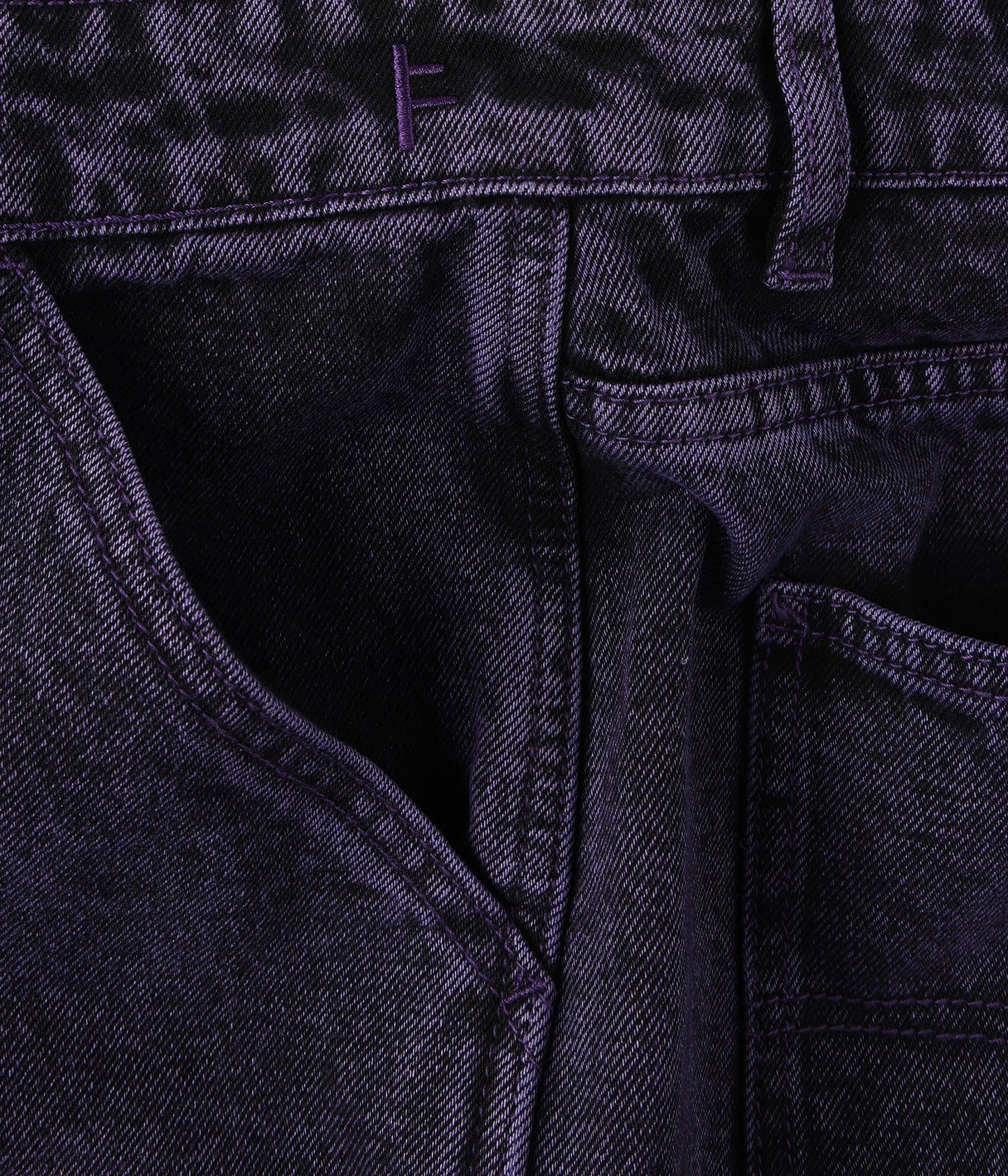 FORMER Distend Denim Walkshort in Washed Purple - FORMER x RAGE Collection