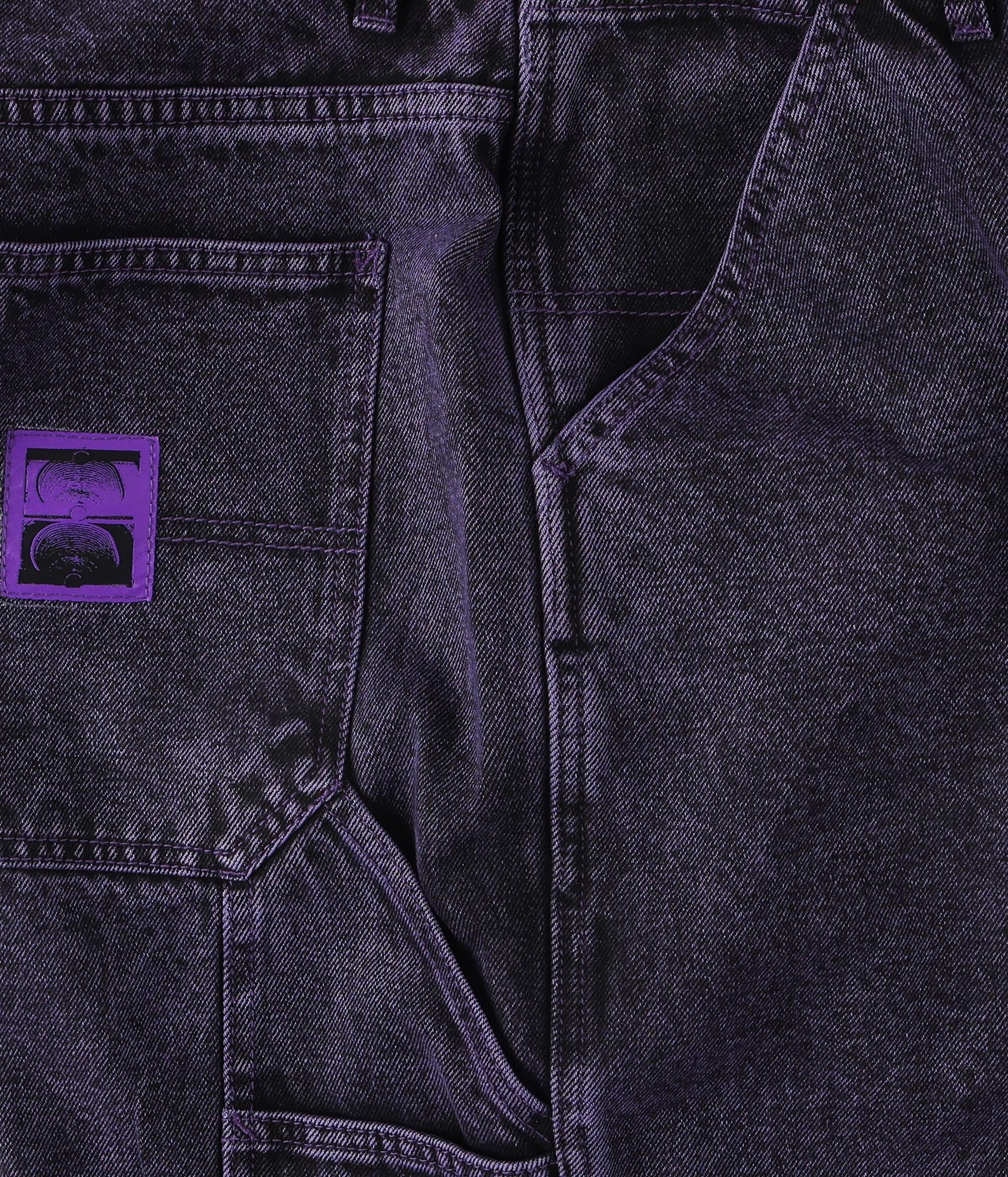 FORMER Distend Denim Walkshort in Washed Purple - FORMER x RAGE Collection