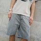 DISTEND SEAM JEAN SHORT // WASHED GREY